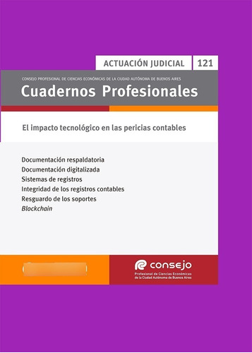 Cuadernos Prof. N° 121 Impacto Tecnologico En Pericias