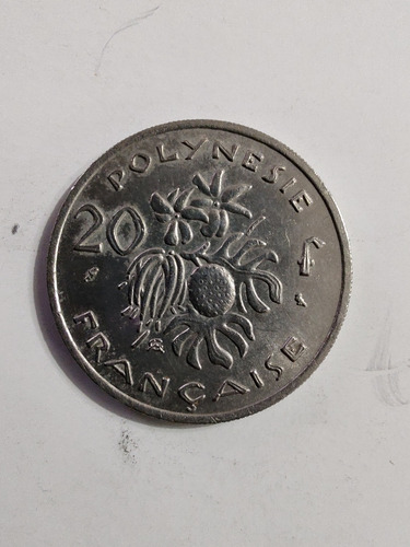 Moneda Polinesia Francesa 2 Francs 1967(x1329