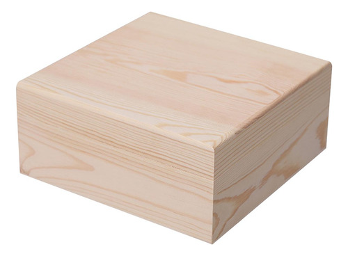 Caja De Almacenamiento De Madera,caja De 18cmx18cmx8cm
