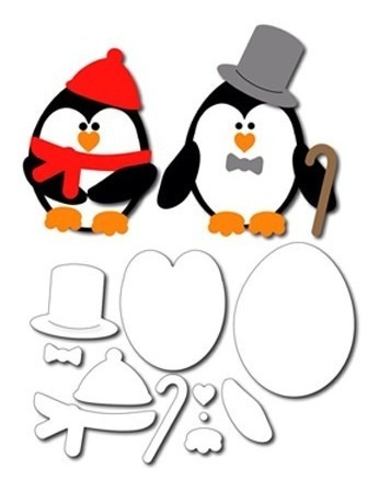 Imagem 1 de 2 de Die - Mr. Penguin & Mr. & Mrs. Rabbit & Chick 