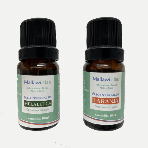 Kit Oleo Essencial Melaleuca E Laranja 10ml (mallawi Hass)