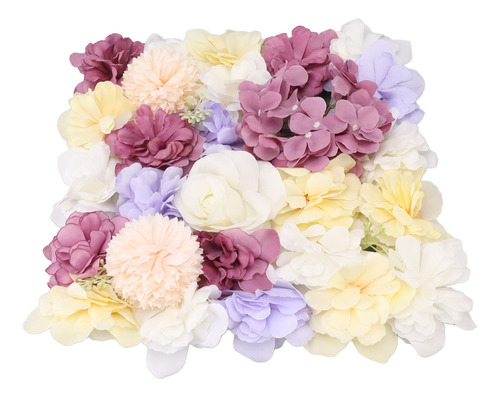 Paneles Artificiales Con Rosas De Seda Para Pared De Flores,
