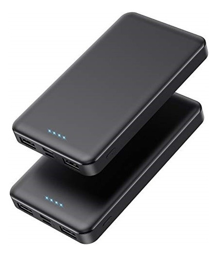 Cargador Portátil De 10000 Mah  Con Entrada Usb C 2 Salidas