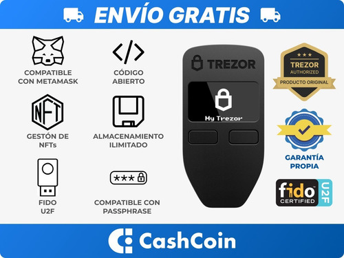 Trezor One - Billetera Distribuidor Oficial Hardware Wallet