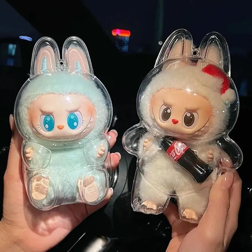 B- Funda De Labubu, Protector Transparente Para Labubu Porta