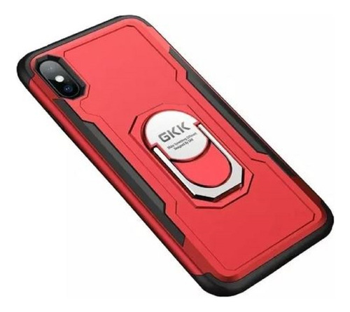 Carcasa Para iPhone XS Max Ring + Mica De Vidrio