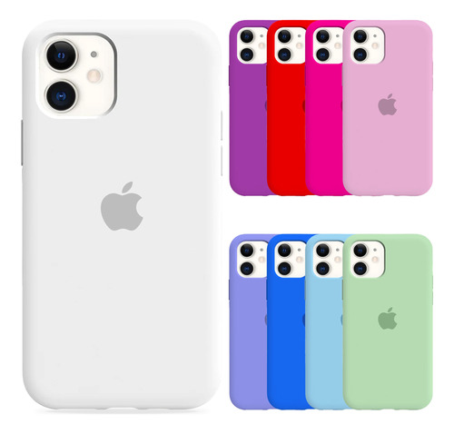 Carcasa De Silicona Para iPhone 11 (colores)