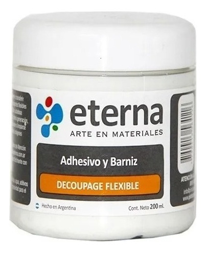 Eterna Adhesivo Y Barn Decoupage Flexible X 200 Ml