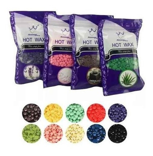 Perlas Cera Caliente Depilatoria Granos 100gr Hot Wax 