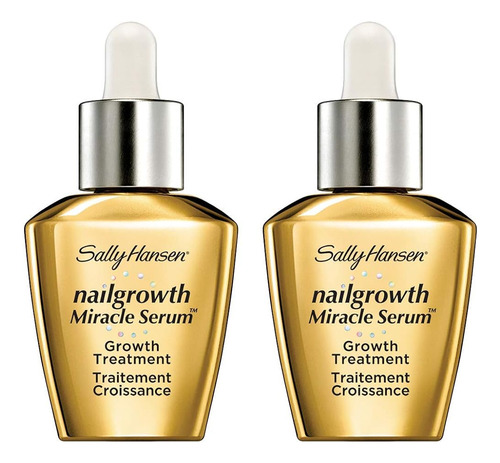 Sally Hansen Nail Treatment Nailgrowth Miracle Serum, 2 Unid