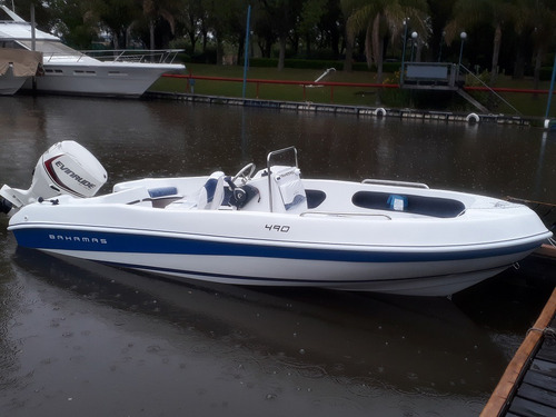 Lancha Bahamas Fisher 490 Con Honda 60 Hp 4t