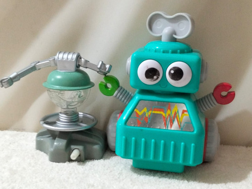 Lote 2 Robot De Juguete Baby Smmile Baby Smmile Verde Claro (Usado)