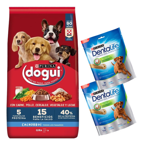 Comida Perro Cachorro Dogui Recetas Caseras 21 Kg + Regalo