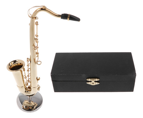 14 Cm De Cobre Modelo De Saxofón Instrumento Musical