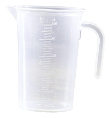 Taza Medidora Con Escala Multifuncional Transparente 500ml