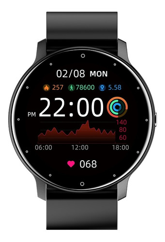Imagen 1 de 7 de Smartwatch Reloj Inteligente Jd Andina Negro Spo2 + Cuota -*