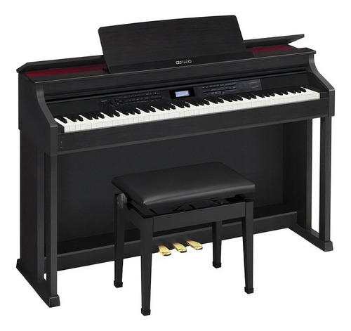 Piano Eletronico/digital Casio Celviano Ap 650 Mbk C/banco Bivolt
