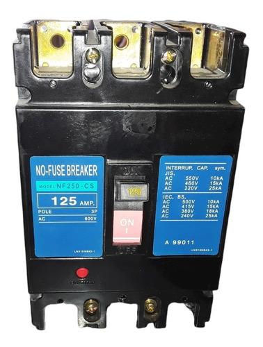 Breaker Trifasico 3p X125 Amp 