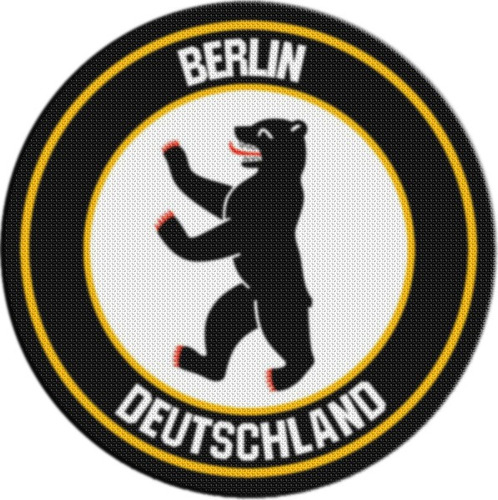 Parche Escudo Circular Alemania Berlin