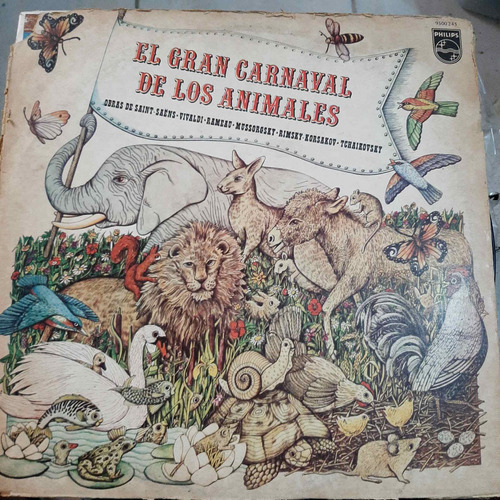 Vinilo El Gran Carnaval De Los Animales Saint Saens Otros O3