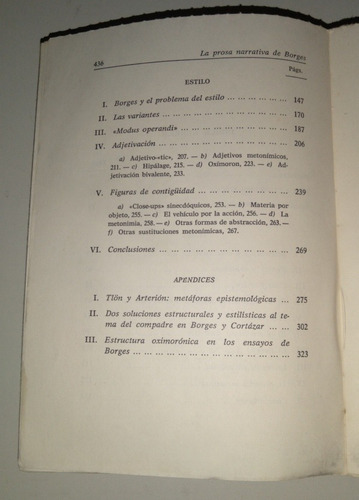 Prosa Narrativa De Jorge Luis Borges Temas Estilo J Alazraki (Usado)
