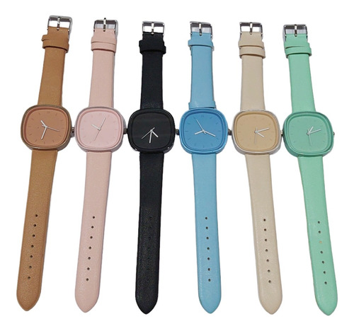 Relojes Pulsera Colores Neutros Nuevo Modelo Por Mayor Por 5