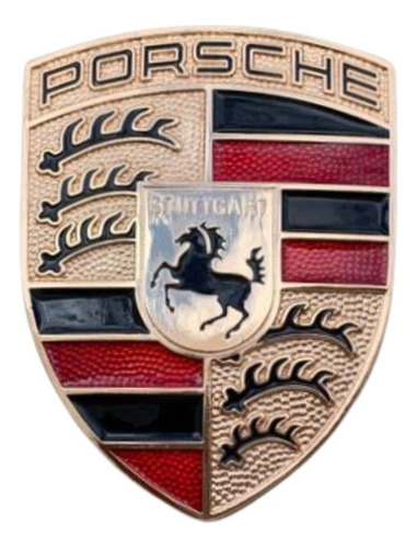 Porsche, Emblema Porsche Brasão De Capô Cayenne 911 Boxster