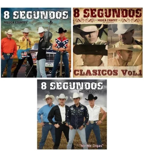 Colección De 3 Cd´s Del Grupo 8 Segundos