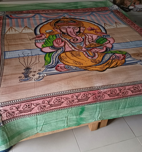 Manta Decorativa De India Ganesha 