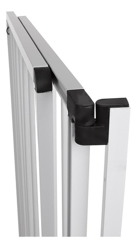 Portão De Correr Em Alumínio-largura Regulável 125cm -branco