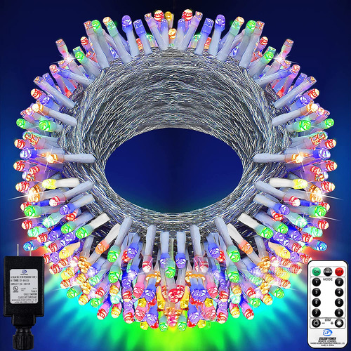 Knonew Luz Navidad Para Exterior 300 Led 99 Pie 8 Modo Hada