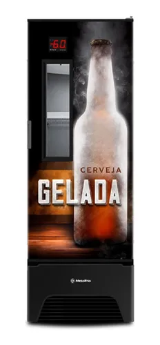 Visa Cooler Cervejeira Com Visor 497l Vn50af Metalfrio Cor Preto