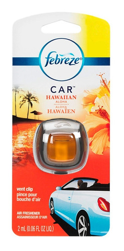 Febreze Car Desodorante Perfume Aromatizante Para Auto Aloha