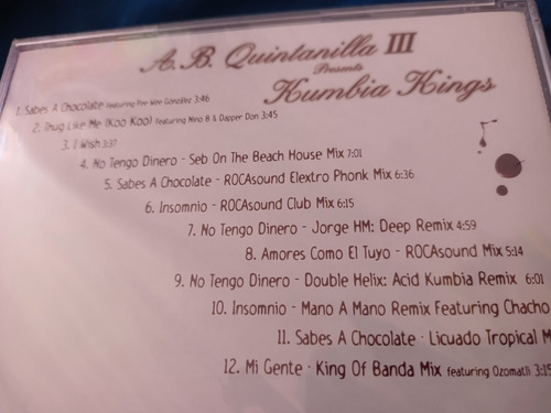 A.b. Quintanilla Kumbia Kings Los Remixes 2.0