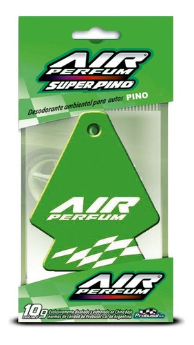 Desodorante Ambiental Para Auto Super Pino Air Perfum 10grs