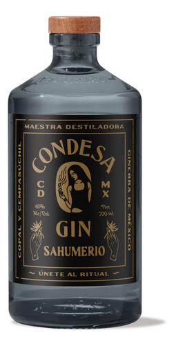 Pack De 4 Ginebra Condesa Sahumerio 375 Ml