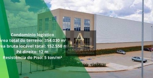 Lançamento - Excelente Galpão Logístico Em Condomínio Com 39.600 M² Na Cidade De Jundiaí - Confira! - Ga0566