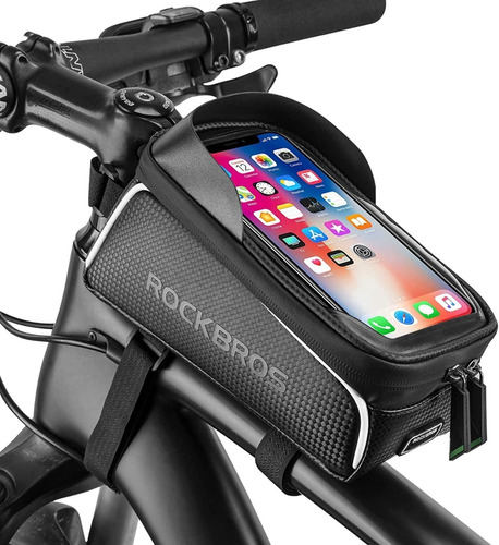 Bolso Para Cuadro De Bicicleta Con Porta Telefono Rockbros 