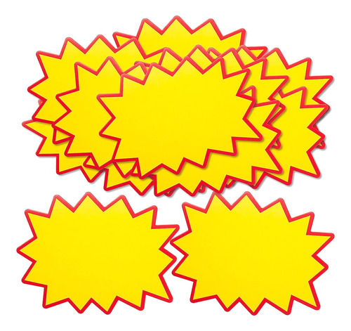 200 Pcs Starburst Signs Precio De Venta Etiquetas De Venta M