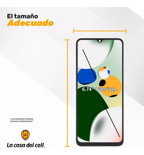 Pantalla Display Para Redmi 13c 4g/5g Poco C65 Original Negro