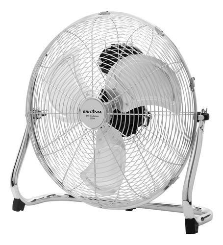 Circulador De Ar Britânia C50 Oscillation 127v Estrutura Prata Pás Prata Diâmetro 43 Cm Quantidade De Pás 3