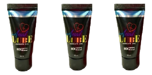 Pack X3 Lubricante Dilatador Anal