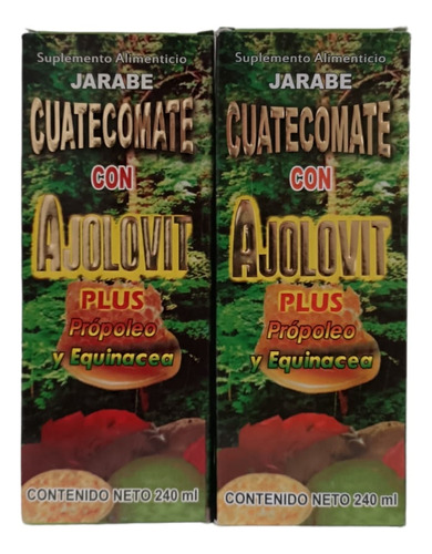 Jarabe De Cuatecomate 240ml (2 Piezas)