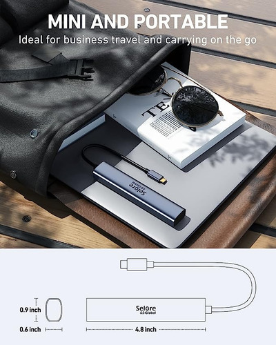 Hub Multipuerto Usb-c Plug And Play