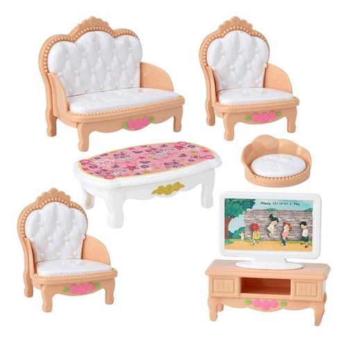 Juego De Muebles Para Casa De Muñecas Escala 1:12,