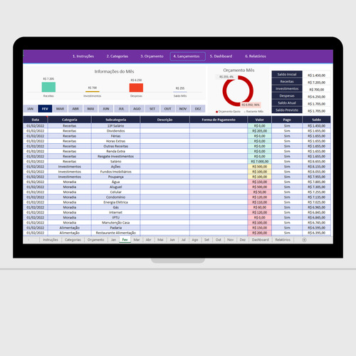 Planilha Excel Controle Financeiro Pessoal Atualizada