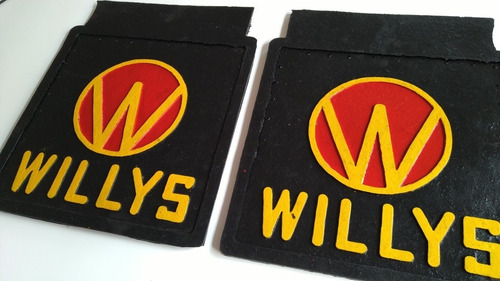 Jeep Willys Salpicaderas Caucho