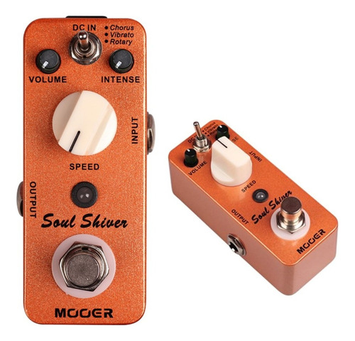 Pedal Guitarra Mooer Soul Shiver Chorus Vibrato Rotary