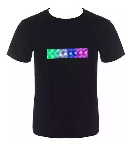 Camisa Navideña Programable Led Bluetooth App