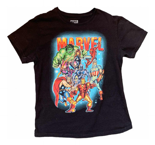 Playera Vintage Marvel Universe Talla M Old Comics Print (Usado)